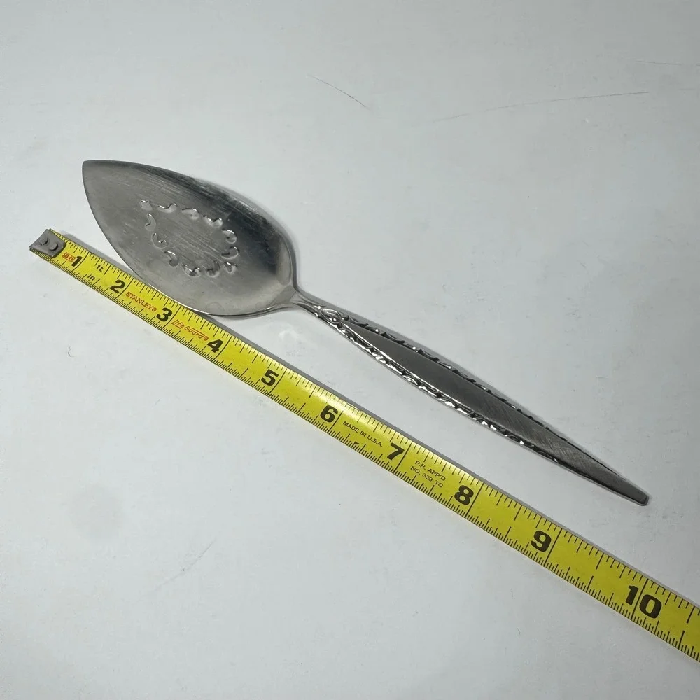 Community Stainless Paul Revere Pierced Tomato Server Vintage Serving Spoon 9in